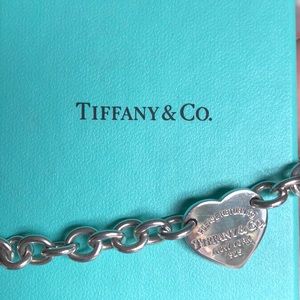 Tiffany Heart Tag Charm Bracelet
